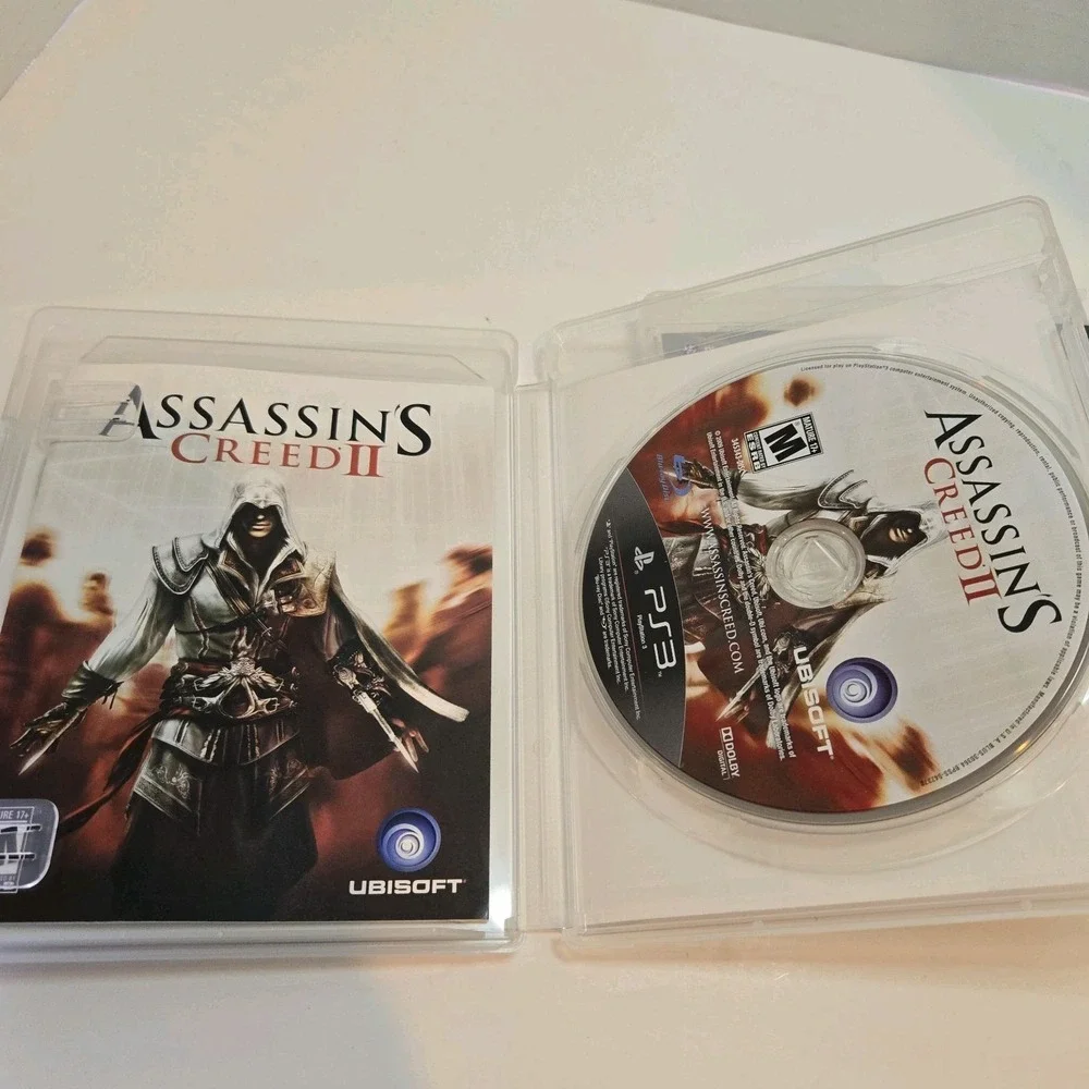 2 games ASSASSINS CREED II & III Sony‎ PlayStation 3, 2008) COMPLETE PS3